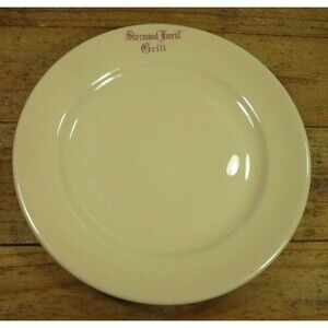 Sherwood Forest Grill 9" Dinner Plate Shenango Inca Ware Restaurant
